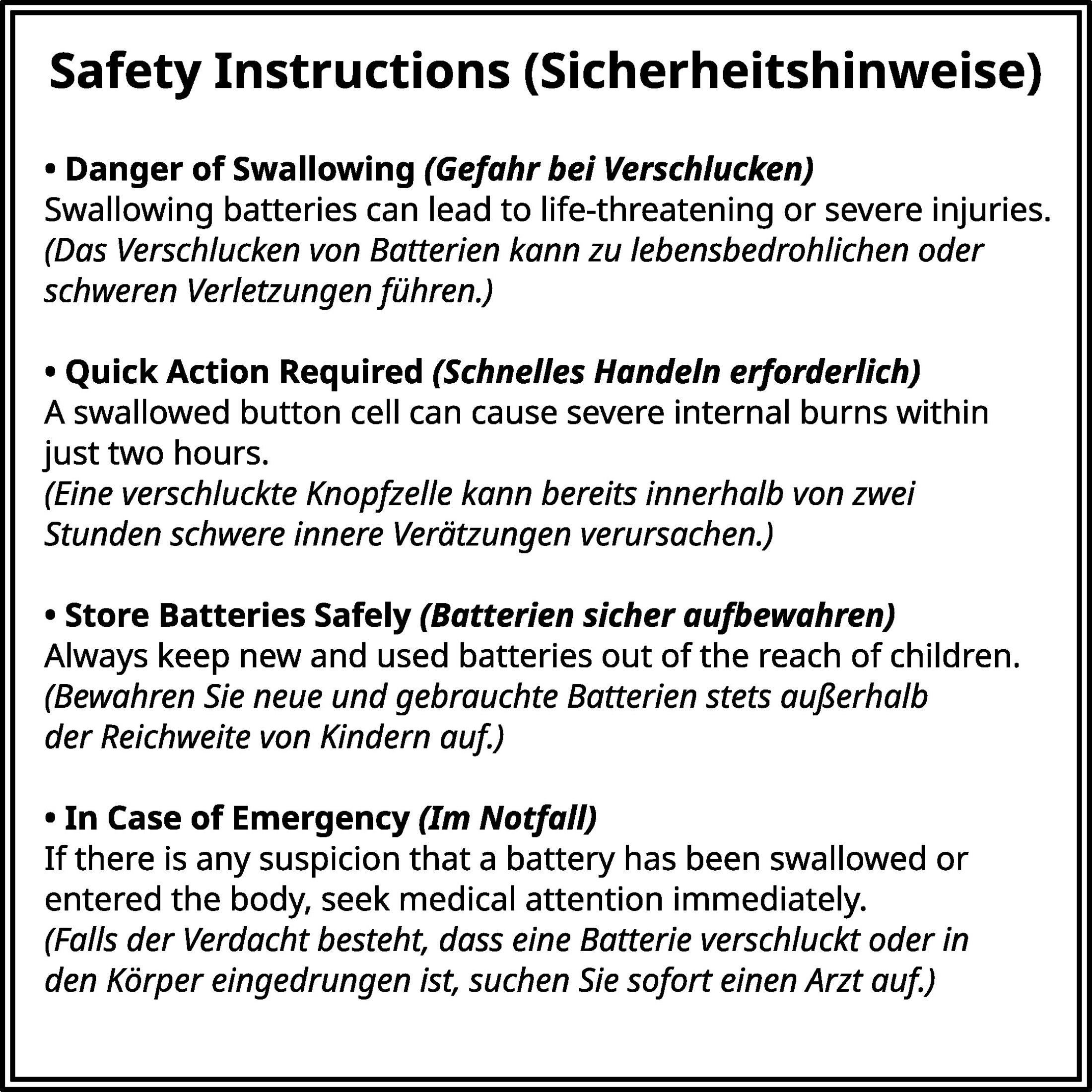 Sicherheitslabel Sicherheitslabel