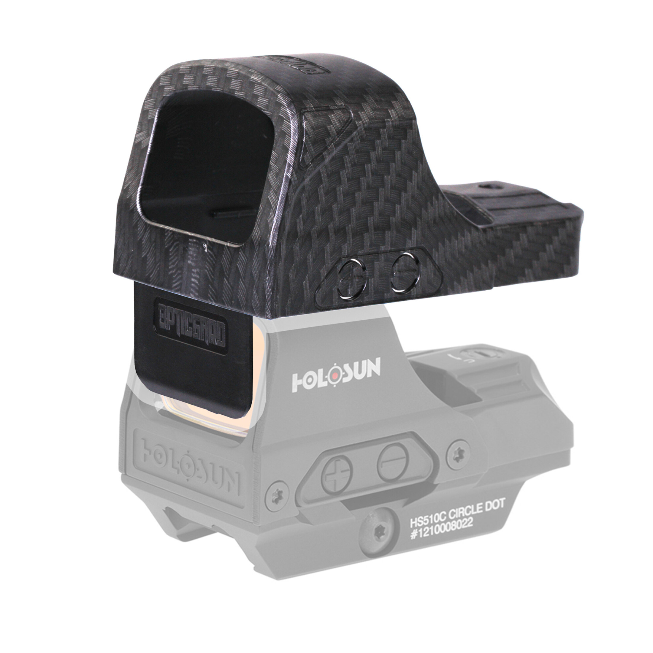 OpticGard Protection Pour Holosun SCS MOS | Housse Anti-choc, Lentille D'entraînement Amovible, TPU Et PC, Made In USA
