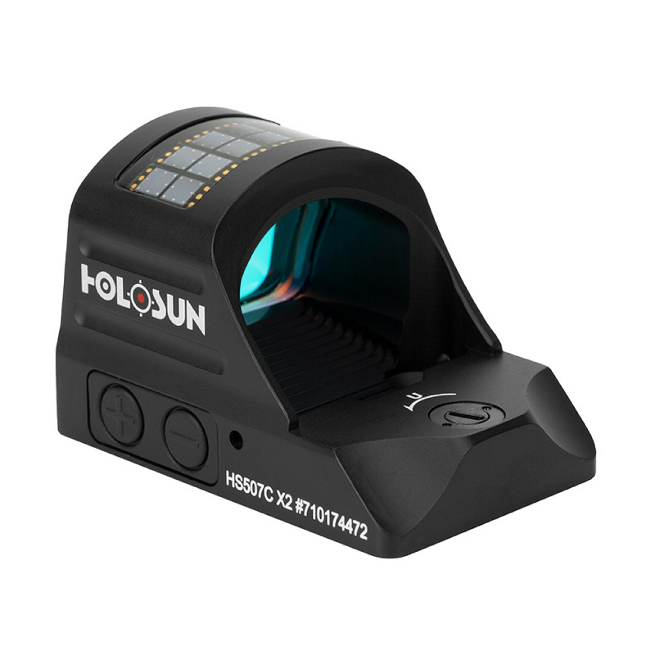 Holosun HS507C-X2 open reflex red dot sight switchable 2MOA dot, 32MOA circle dot reticle solar cel…