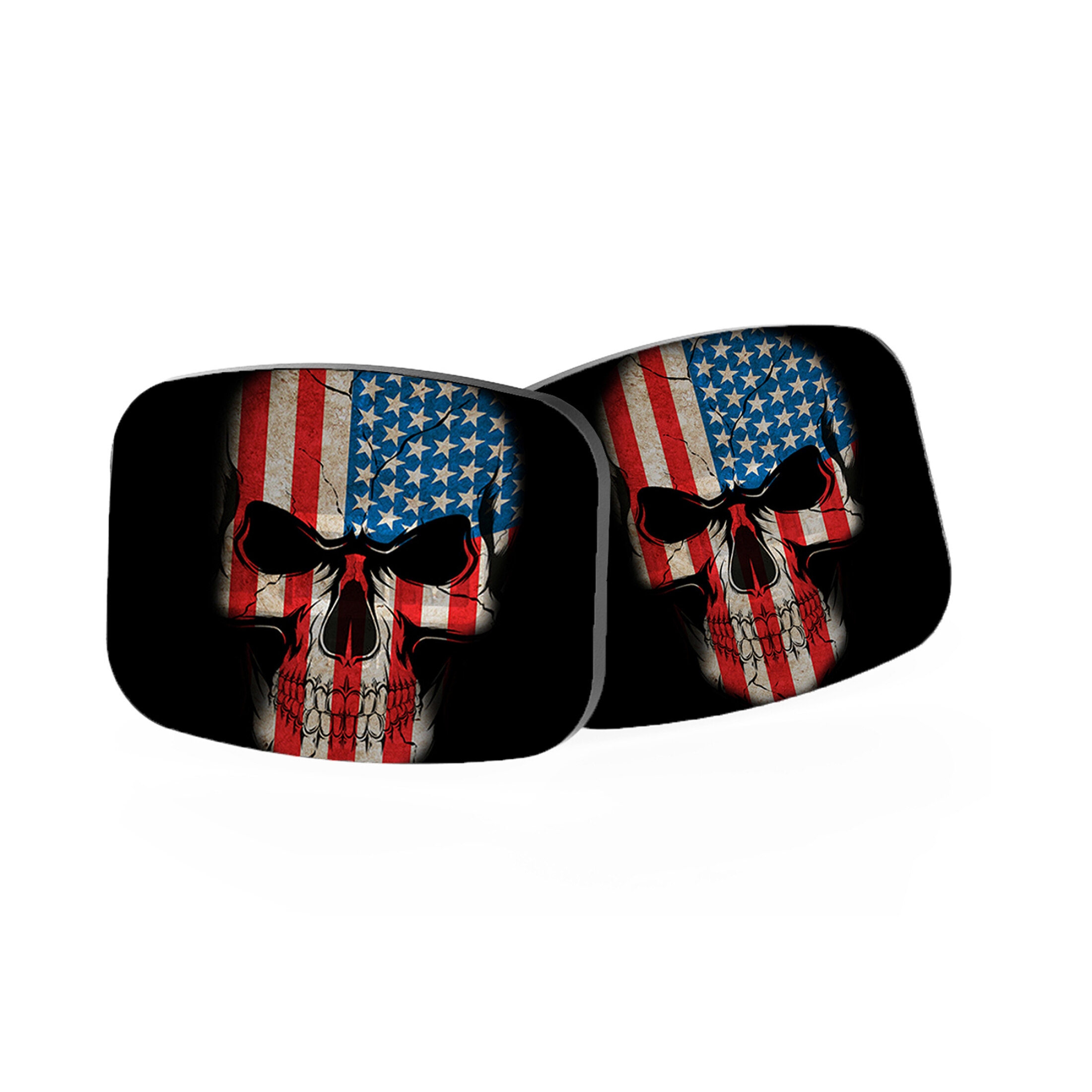 2 stukken OpticGard afdekking voor Holosun 508T-X2 Us Flag Skull #2