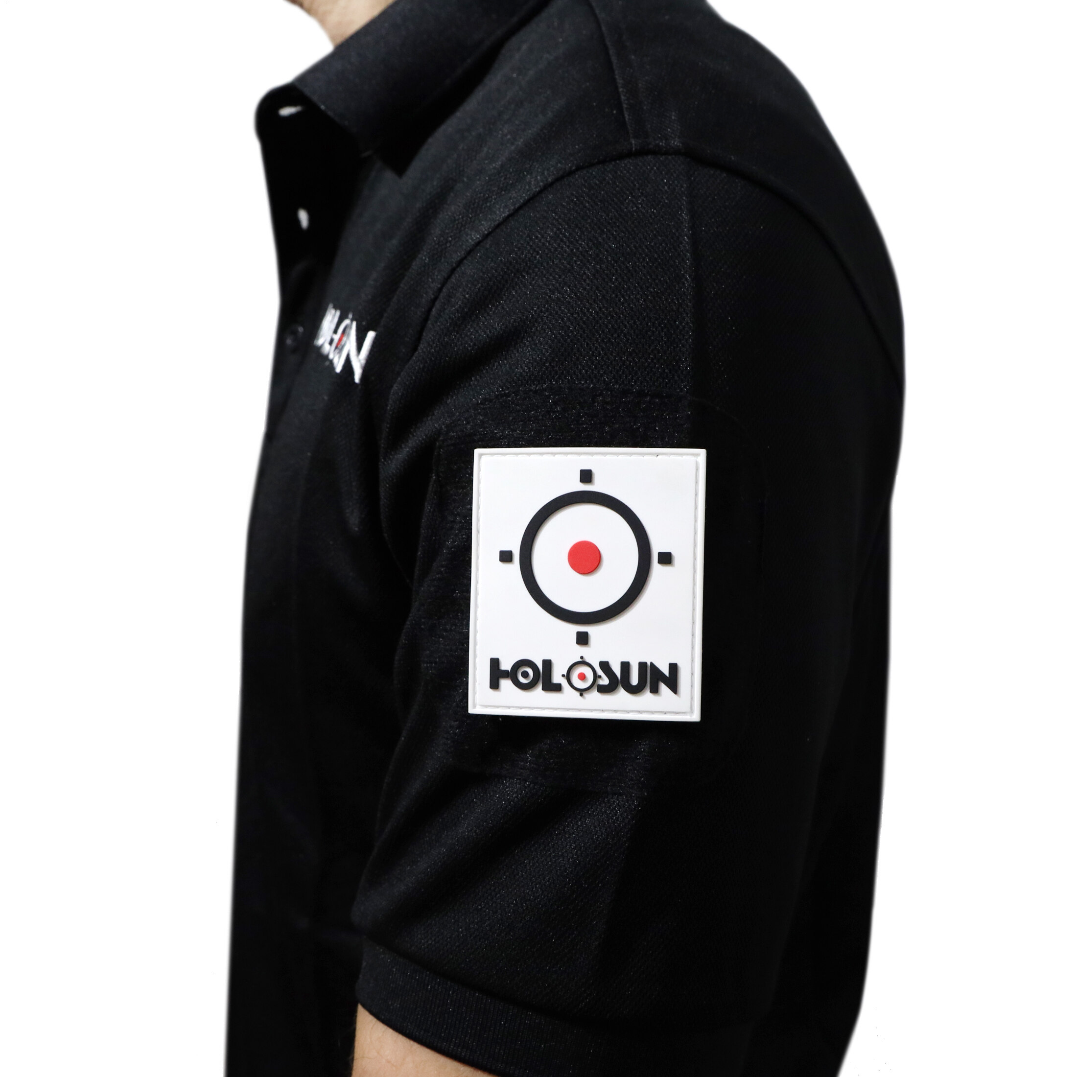 Holosun: Χολοσαυρός Merchandise HOLOSUN-KLETT-PATCH-SQUARE-WHITE