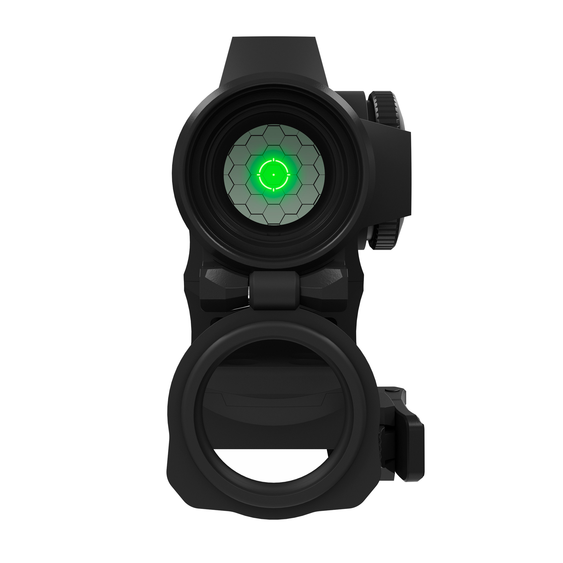 Holosun ELITE HE515G-M-GR Micro-viseur Point vert Viseur Reflex Cercle avec point, Viseur Reflex, R…