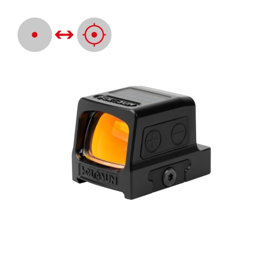 Holosun HE509T-RD open reflex red dot sight switchable 2MOA dot, 32MOA circle dot reticle, titan, b…