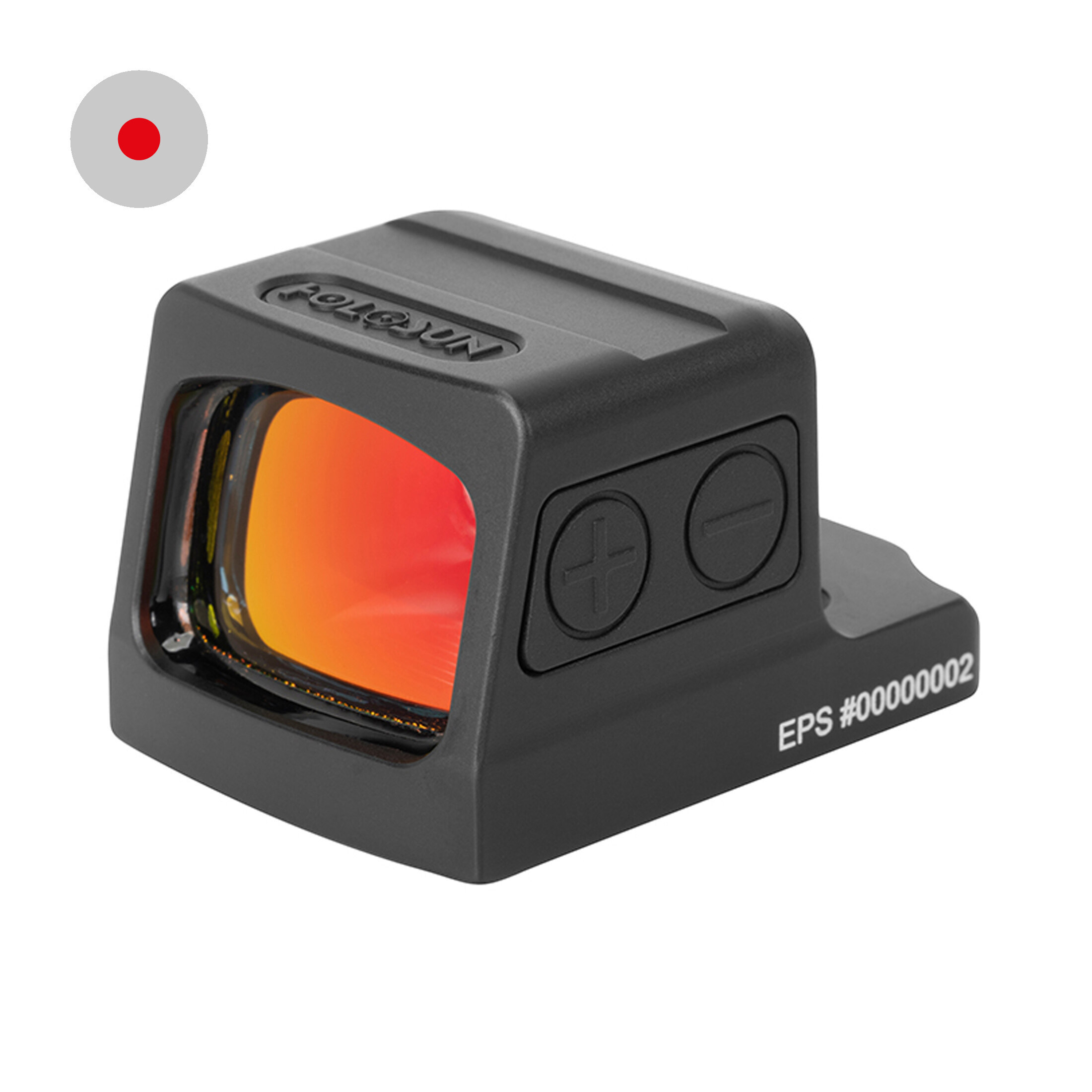 Holosun EPS-RD-6 geschlossenes Reflexvisier 6MOA Rotpunkt, Aluminium, schwarz, Jagd, Sportschießen …