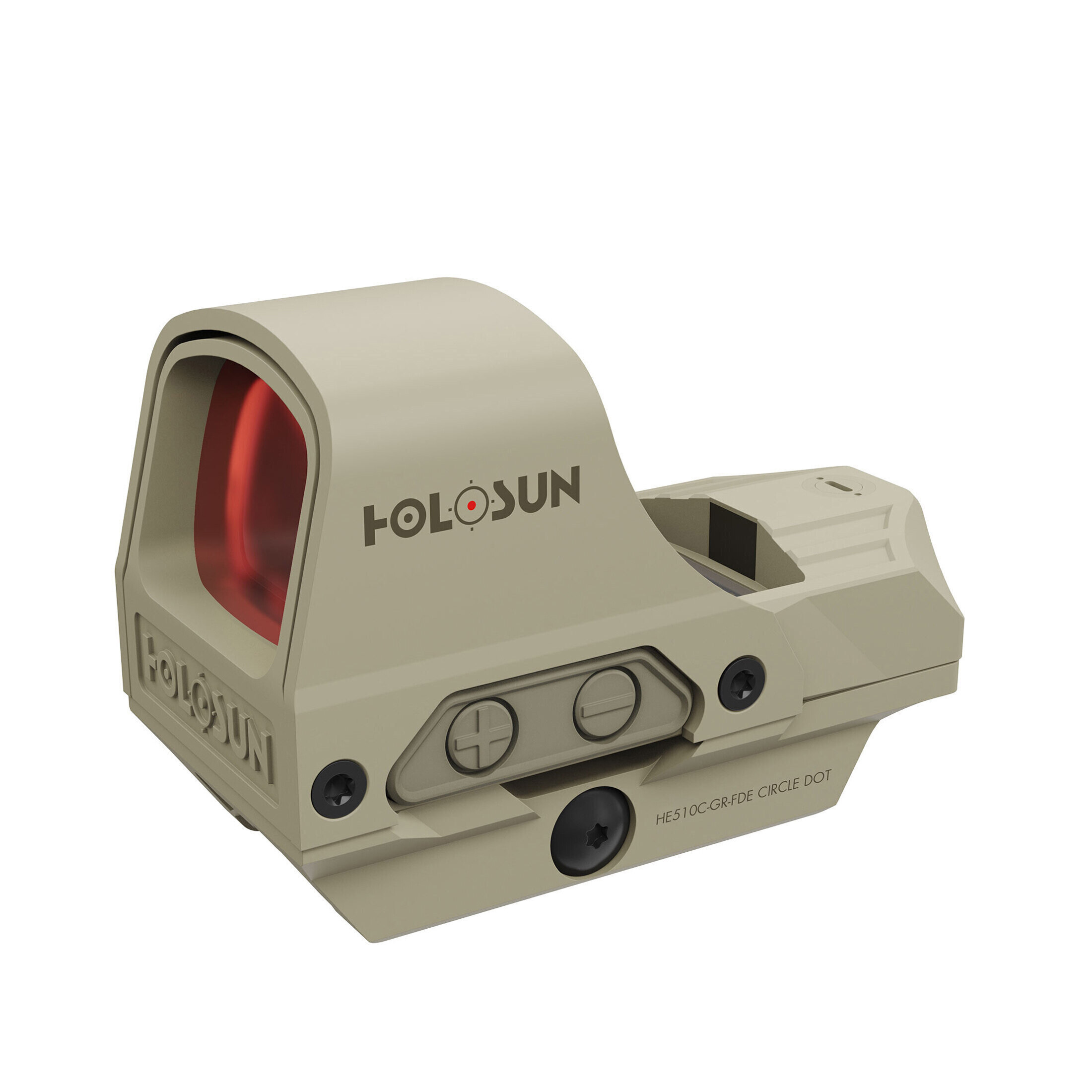 Holosun ELITE HE510C-GR-FDE Visor Reflexivo Aberto com Ponto Verde + Ponto intercambiável de 2MOA, …