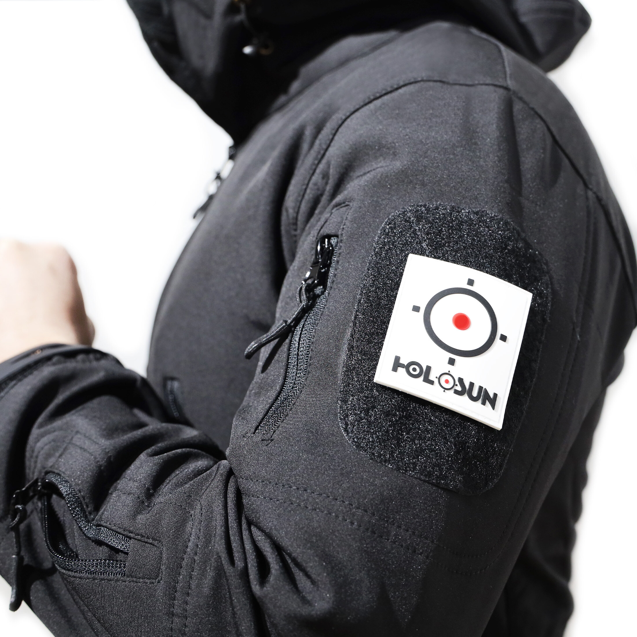 Холошън Merchandise HOLOSUN-KLETT-PATCH-SQUARE-WHITE