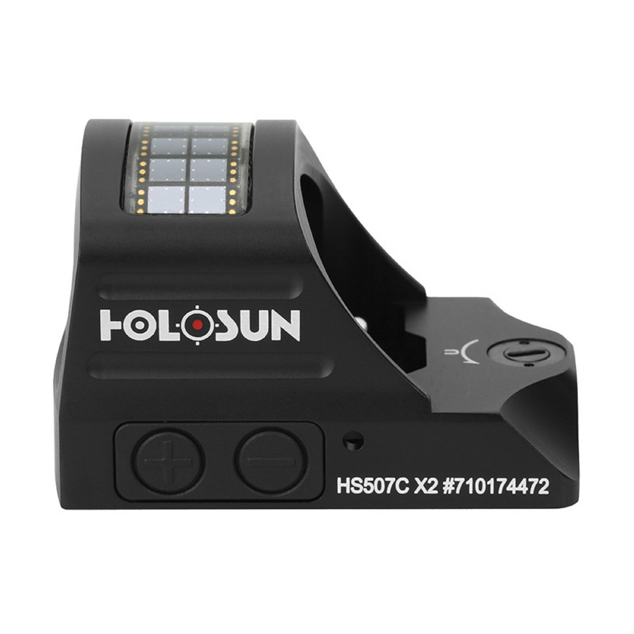 Holosun HS507C-X2 open reflex red dot sight switchable 2MOA dot, 32MOA circle dot reticle solar cel…