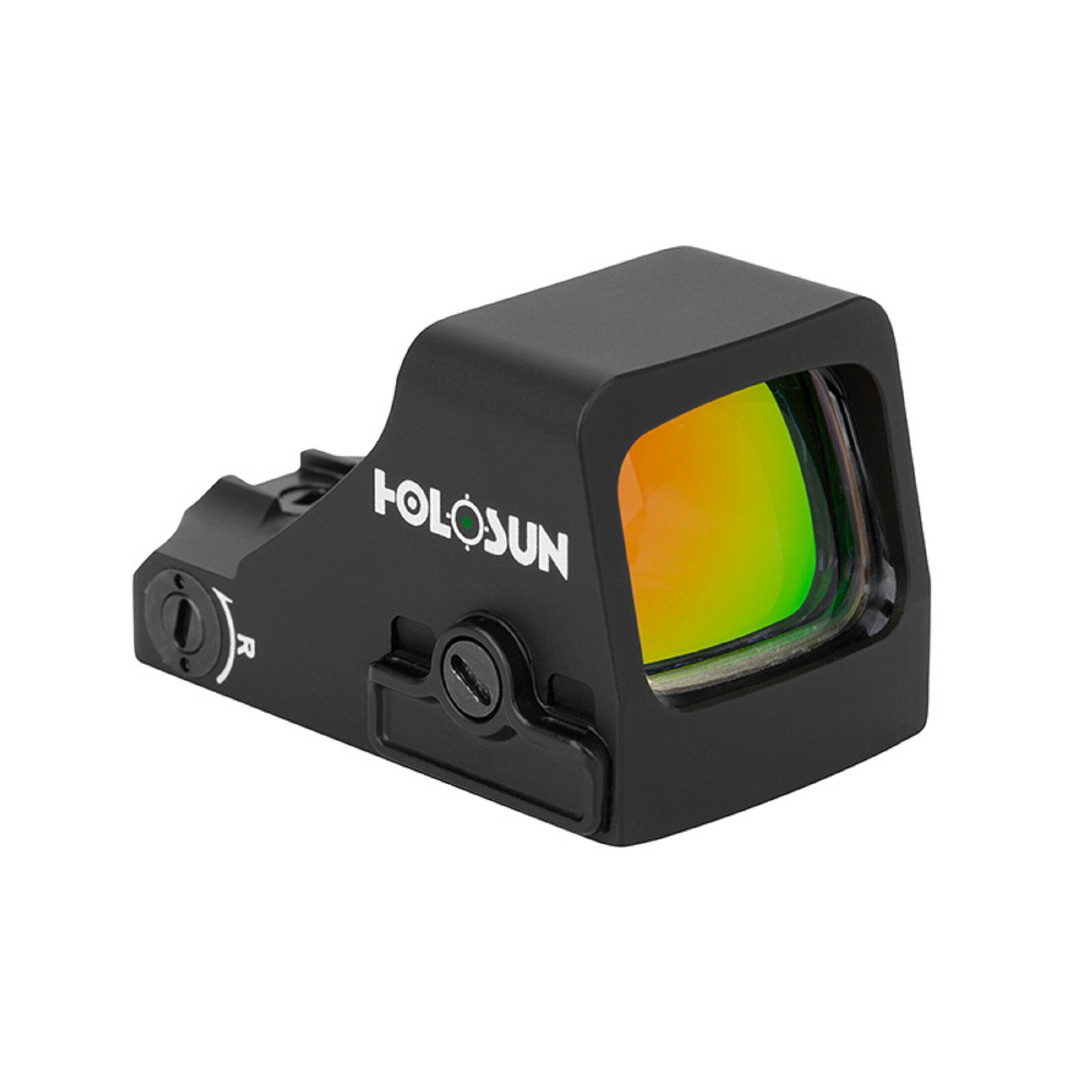 Holosun HE407K-GR-X2 Öppet Reflex Grönpunktvisier + 6MOA Punkt Sikte, svart, jakt, sportskytte Soft…