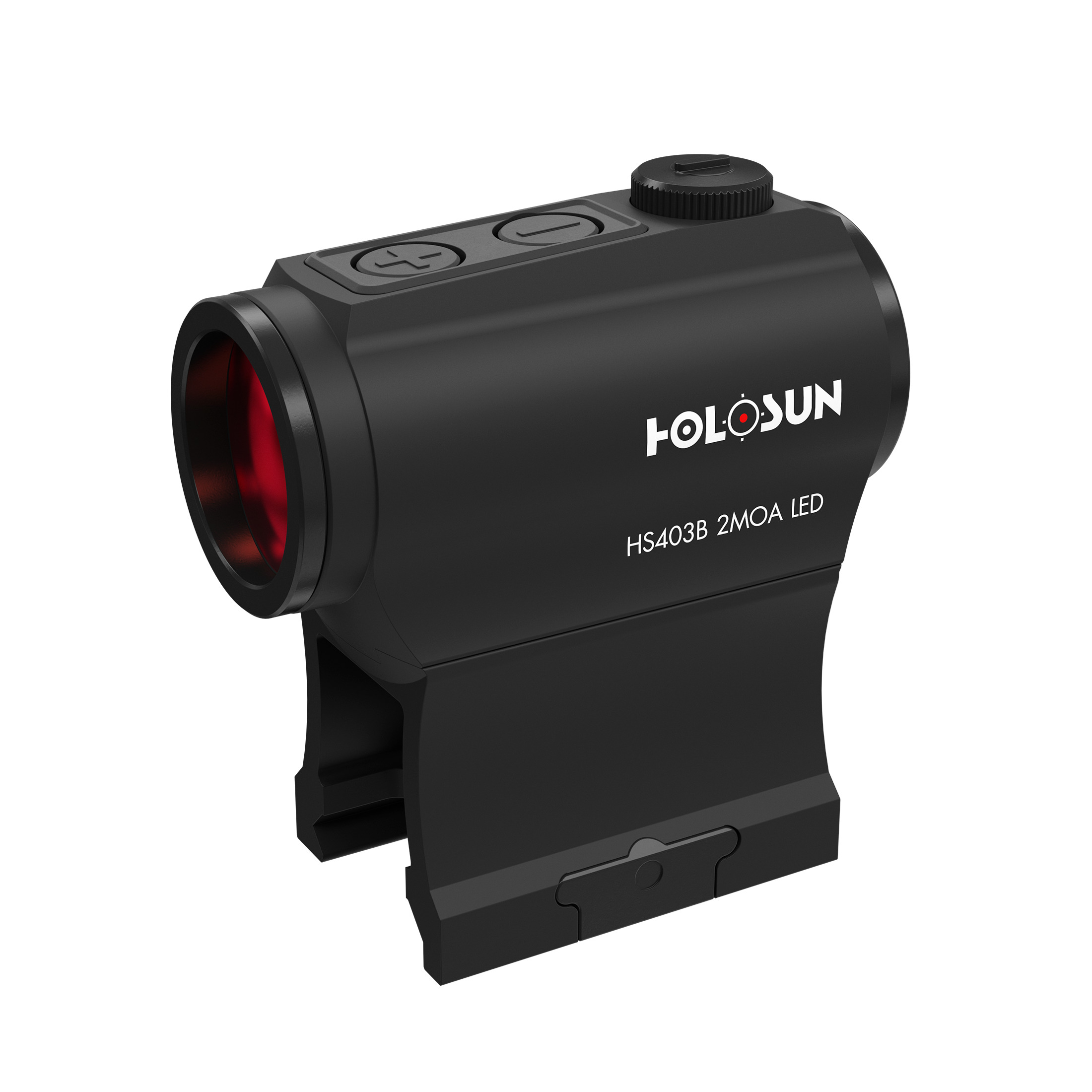 Holosun HS403B Microdot Rotpunktvisier с 2MOA точка прицел, черен, Picatinny релса, за лов, спортно…