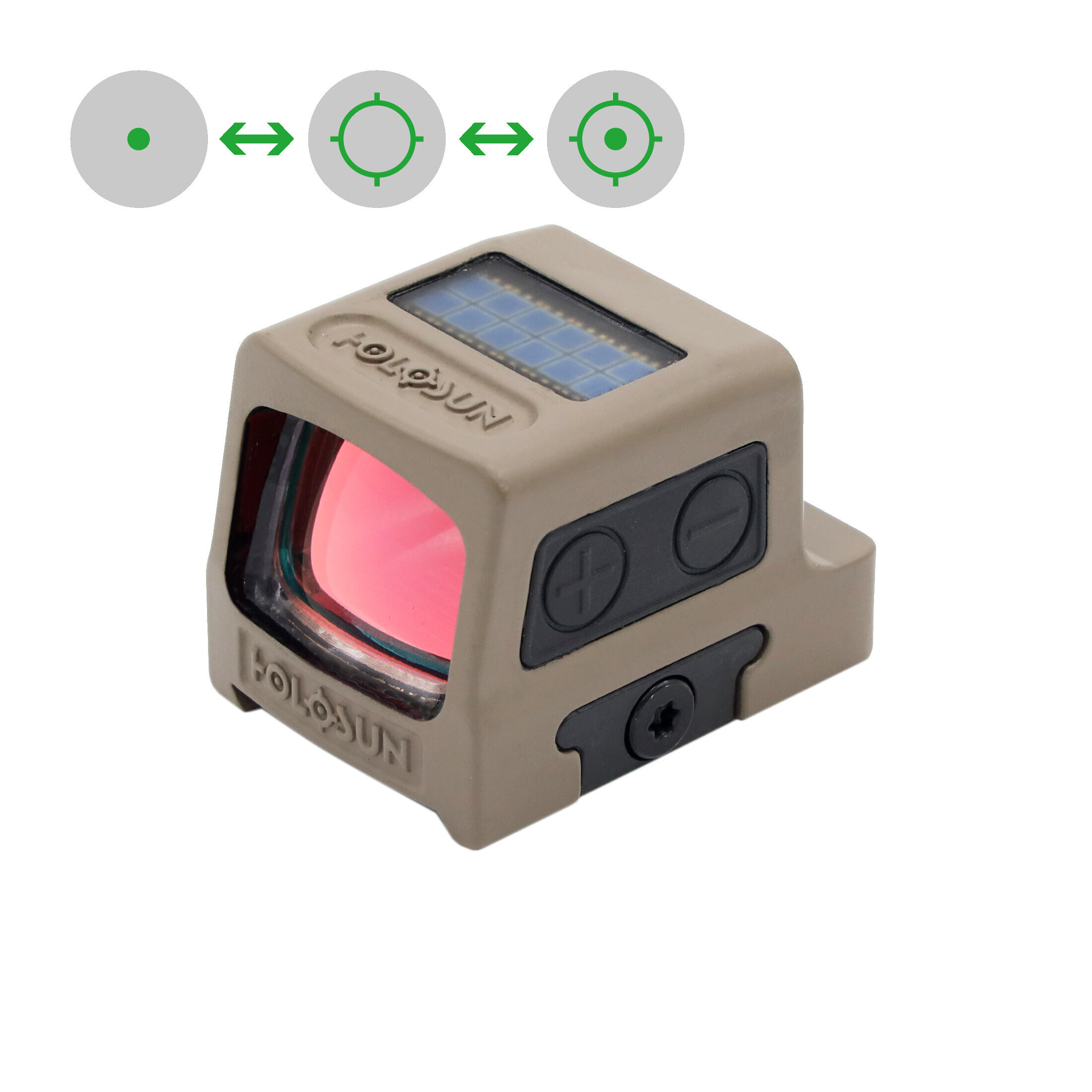 Viseur Reflex 1x22x33 4 Réticules Rouge/Vert + Laser Rouge – Tir Rapide & Précis