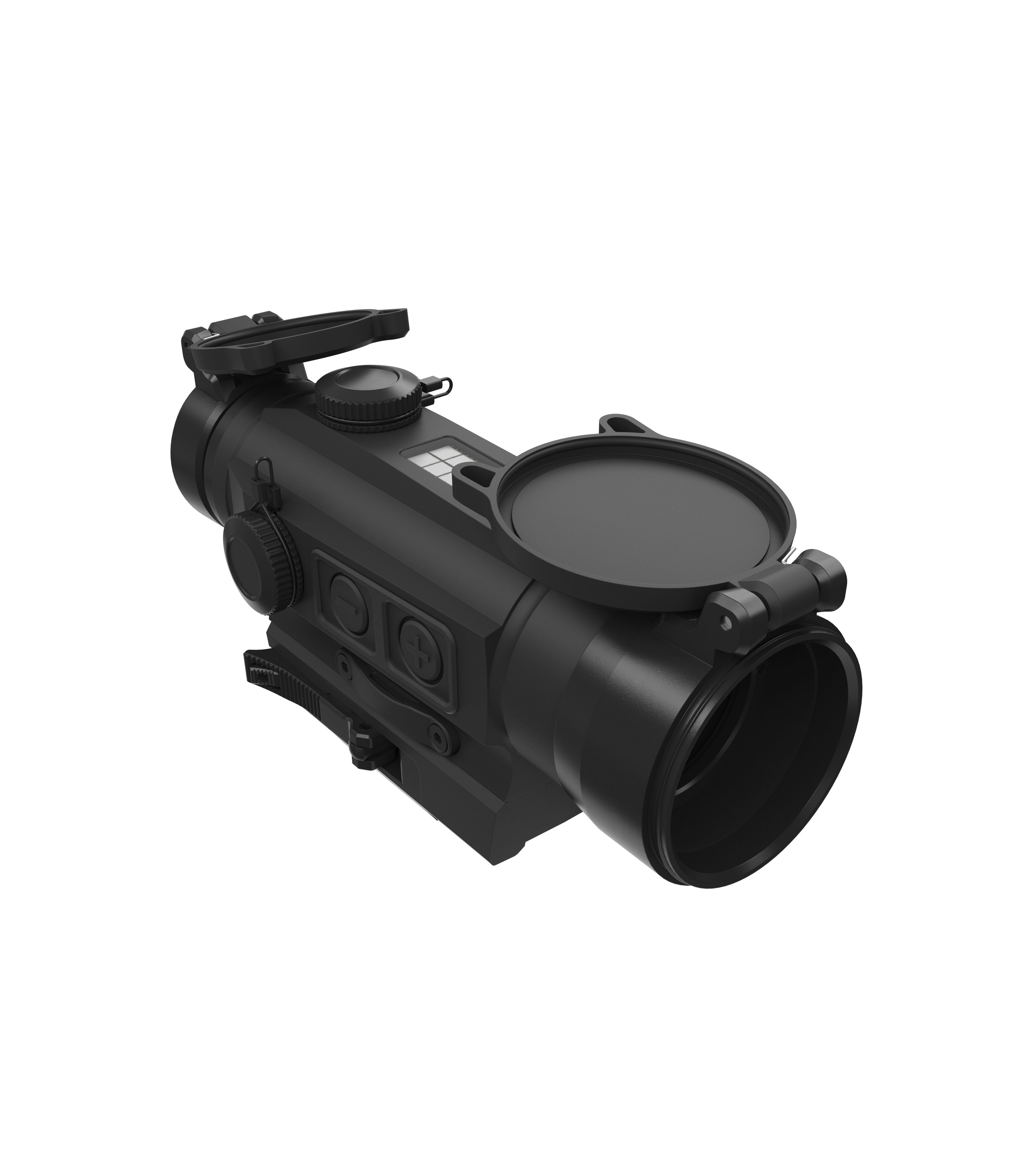 Holosun HS402C Tube red dot sight with 2MOA dot reticle solar cell, black, Picatinny/Weaver quick r…