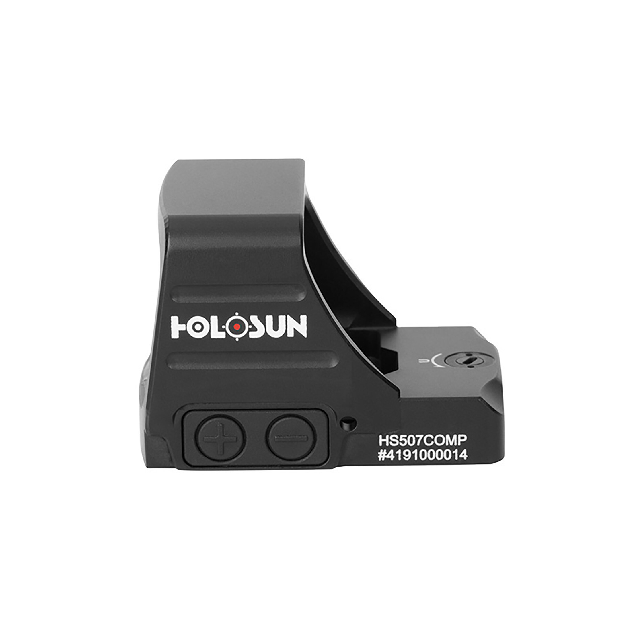 Holosun HS507COMP Micro visor réflex abierto (mini) con retícula roja presenta un sistema de múltip…