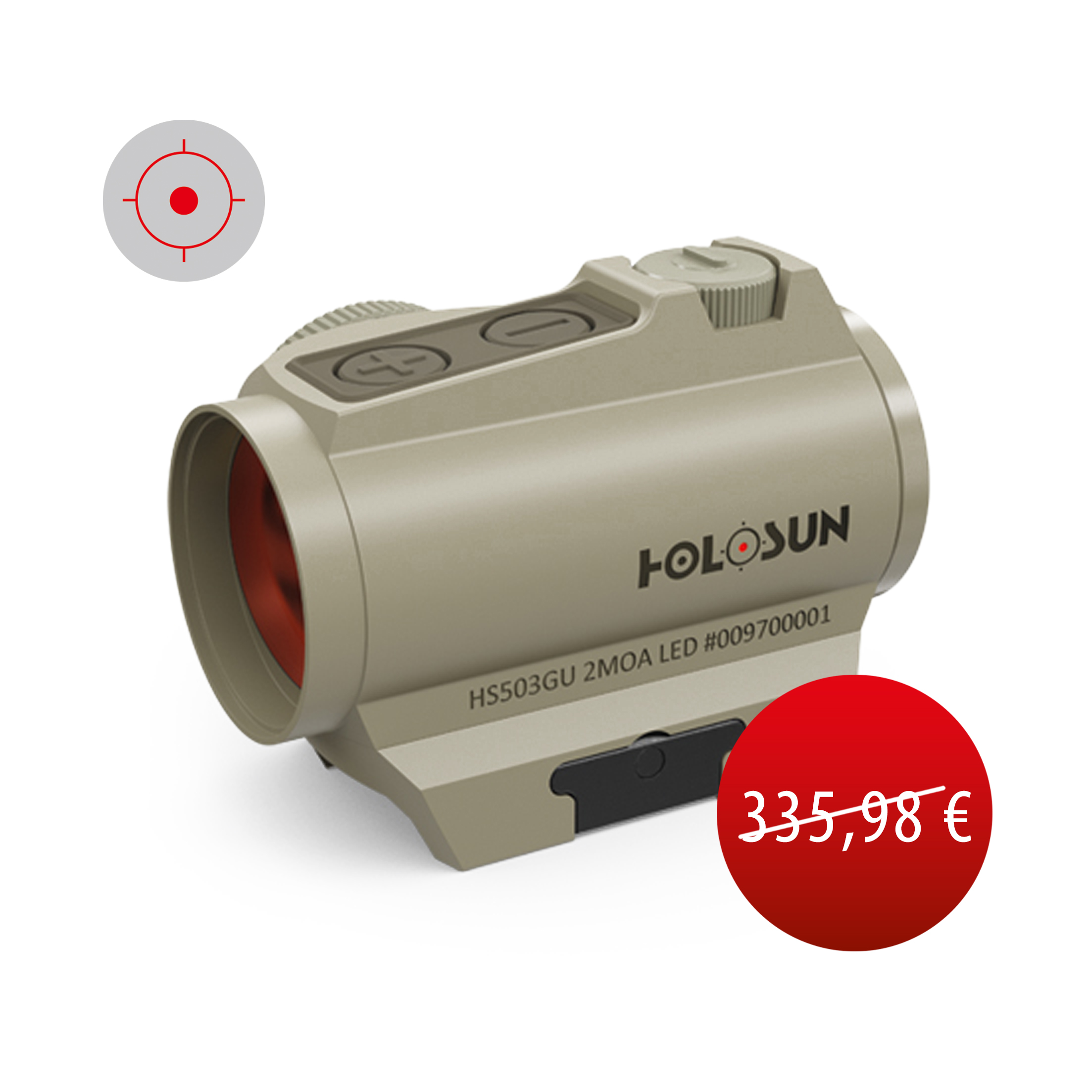 Holosun CLASSIC HS503G-U-FDE-RENEWED Holosun CLASSIC HS503G-U-FDE-RENEWED