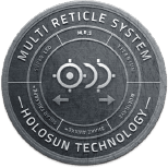 Holosun Technology Multi Reticle System 2MOA / 65MOA / 32MOA interchangeable reticle