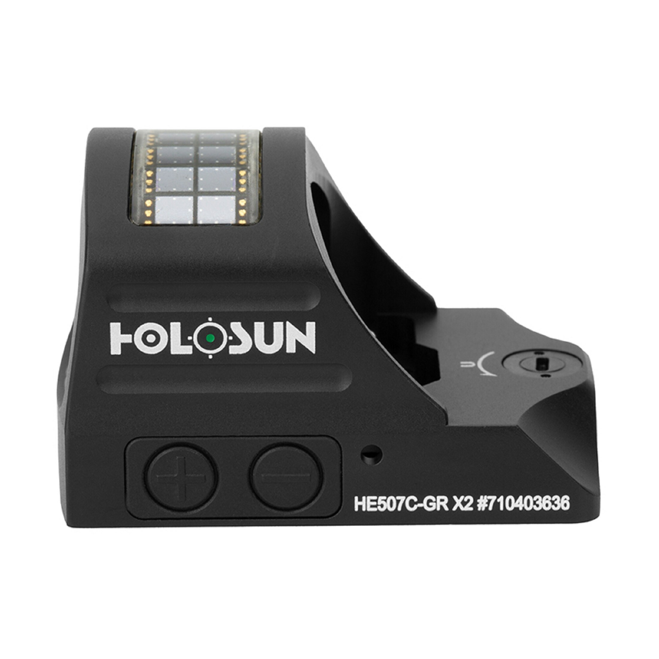 Holosun Micro-viseur HE507C-GR-X2 mini Point vert Viseur Reflex Cercle avec point, Viseur Reflex, R…