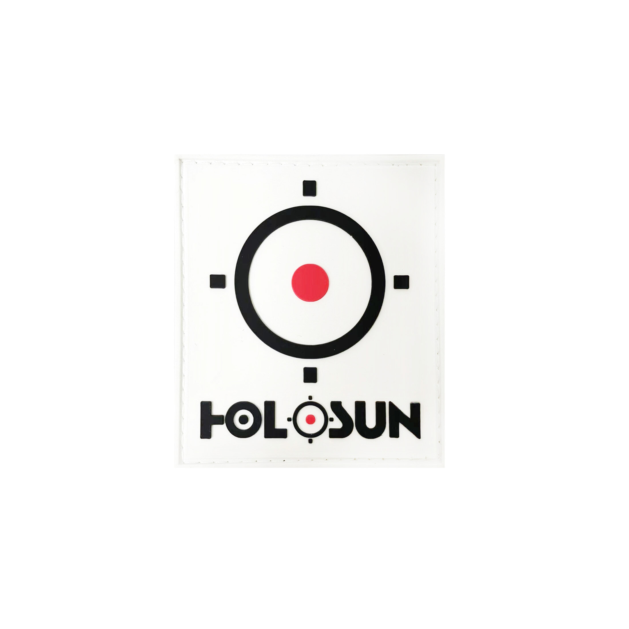Holosun Merchandise HOLOSUN-KLETT-PATCH-SQUARE-WHITE