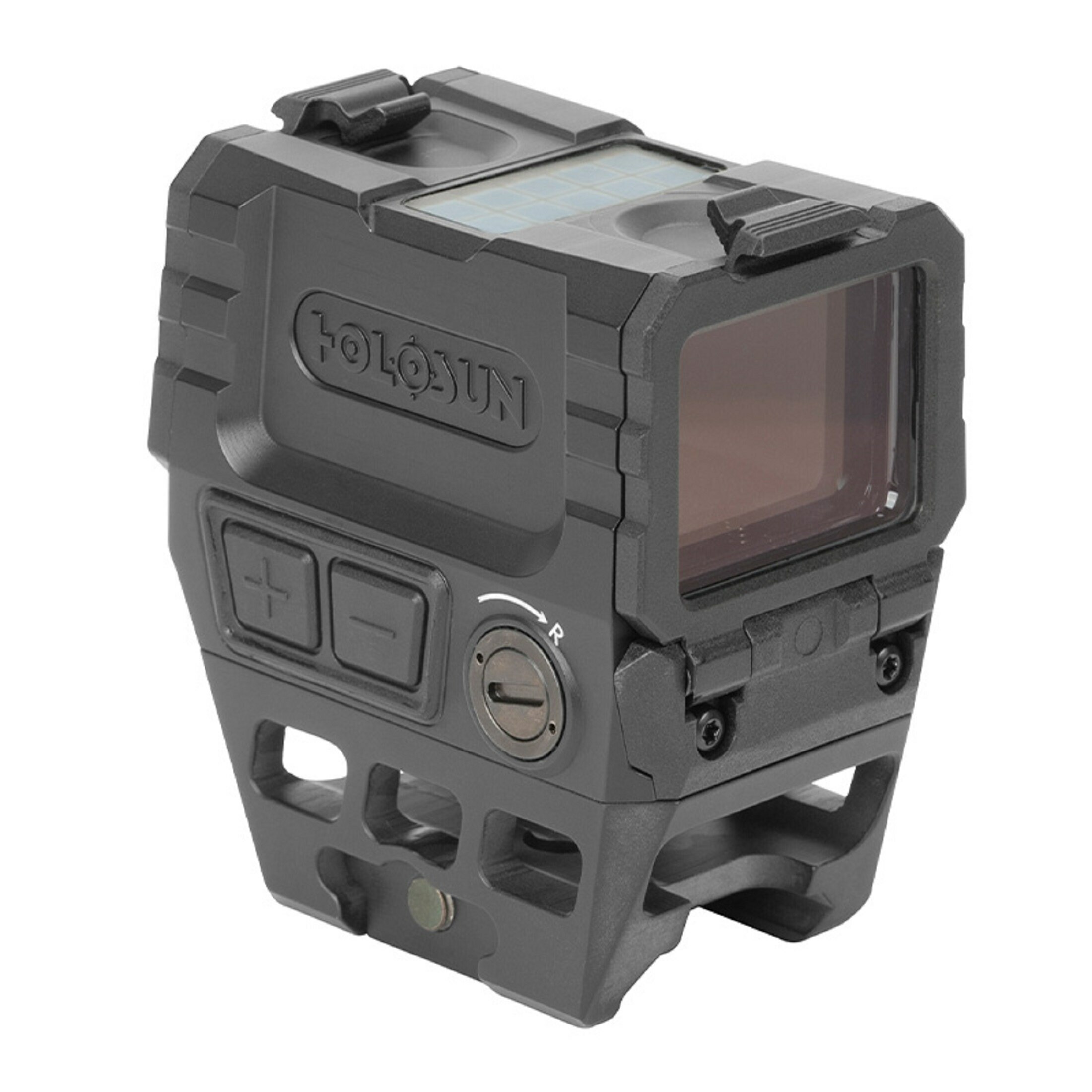 Holosun Classic  AEMS-RD with switchable reticle and aluminium housing, glass flip backs