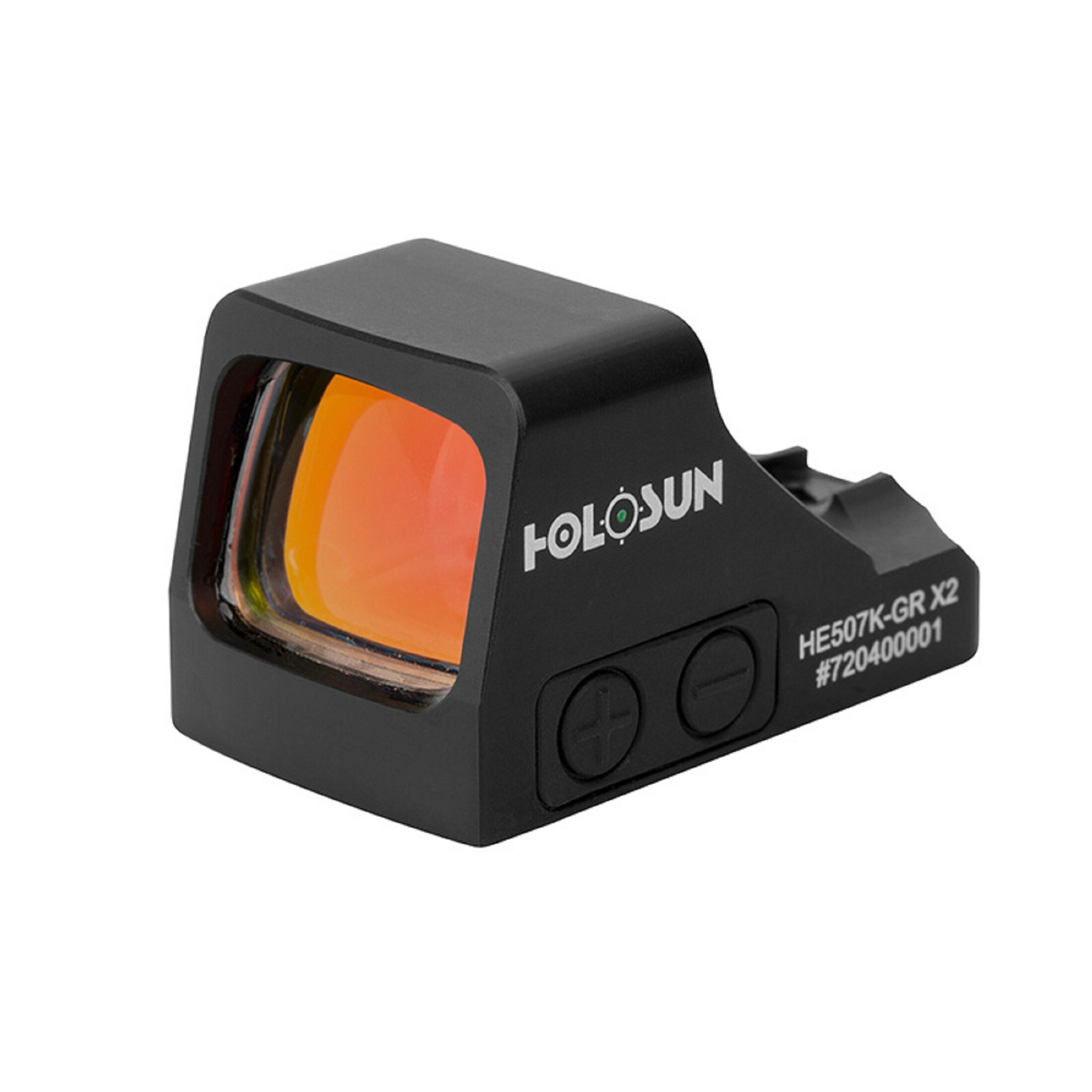 Holosun HE507K-GR-X2 Visor Reflexivo Aberto com Ponto Verde + Ponto substituível de 2MOA, Retículo …