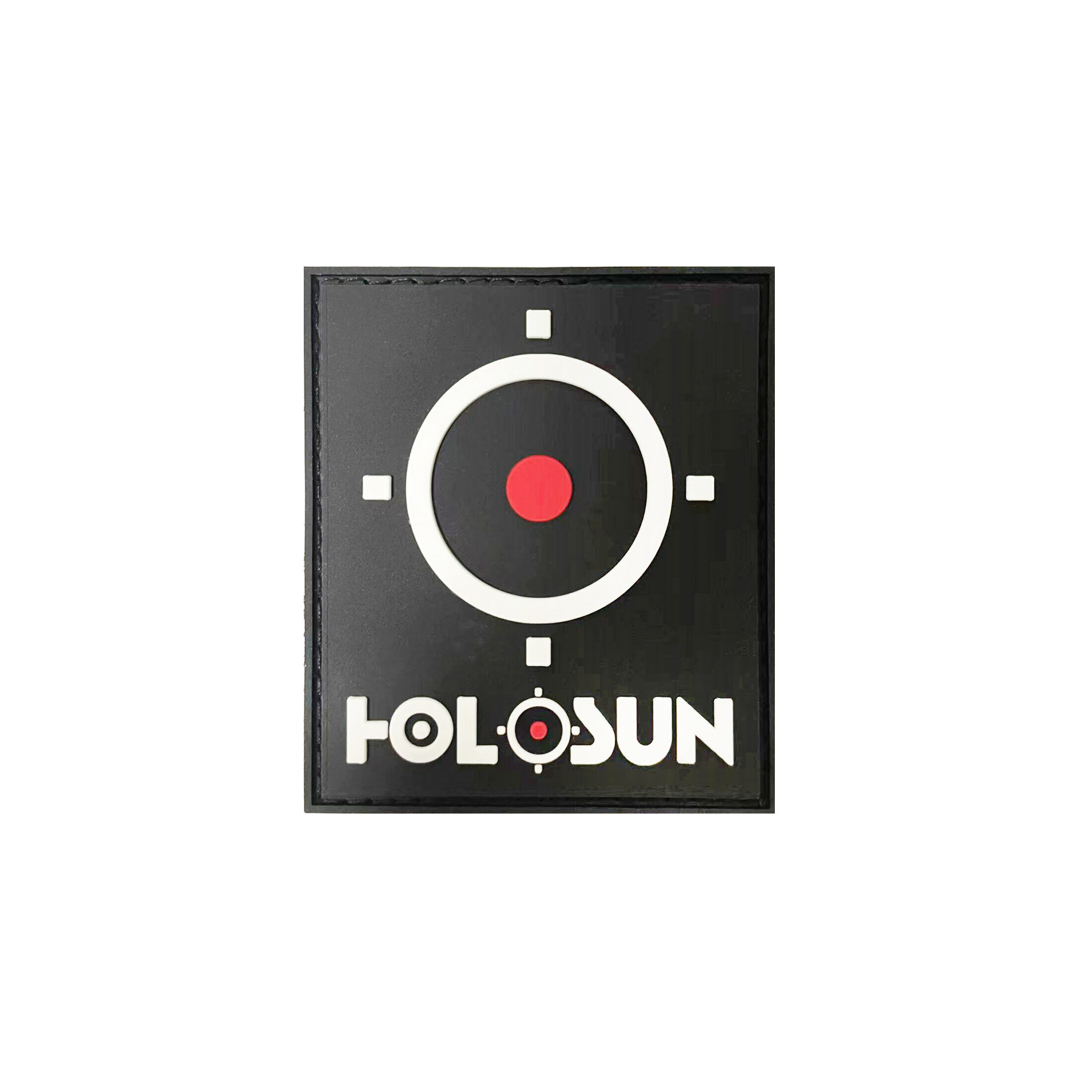 Holosun Merchandise HOLOSUN-KLETT-PATCH-SQUARE-BLACK