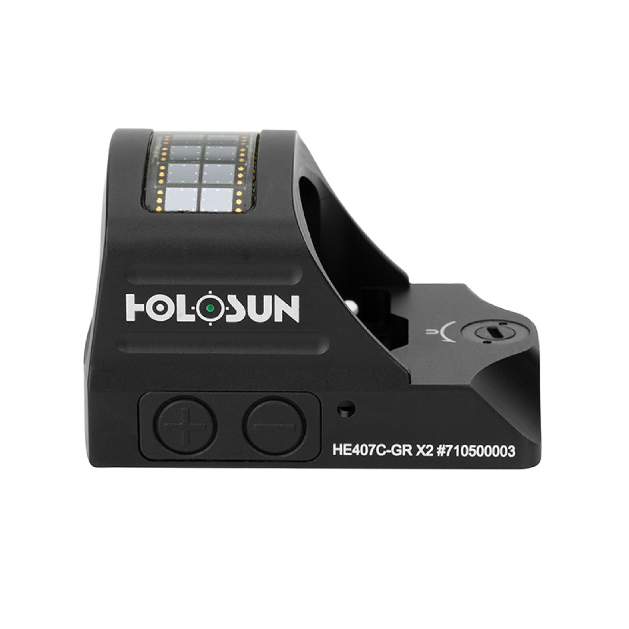 Holosun Micro-viseur HE407C-GR-X2 mini Point vert Viseur Reflex Cercle avec point, Viseur Reflex, R…