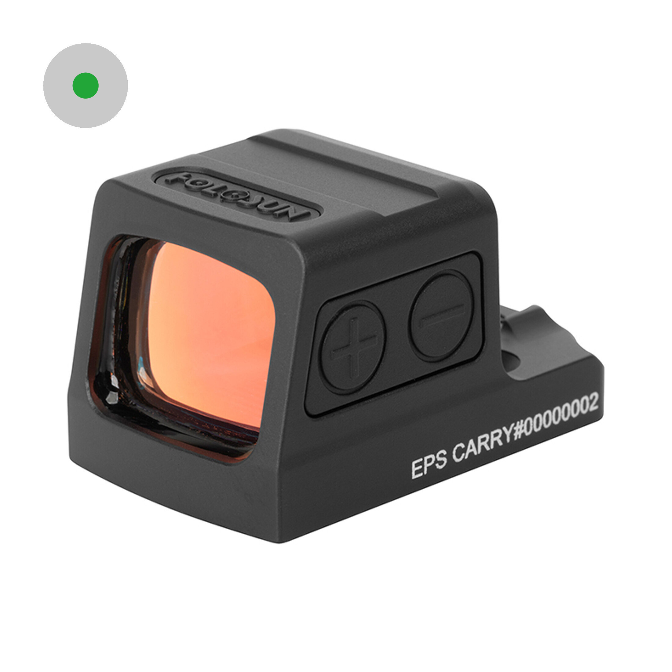 Holosun EPS vue réflexe fermée 6MOA point vert, aluminium, noir, tir sportif, airsoft, tactique min…