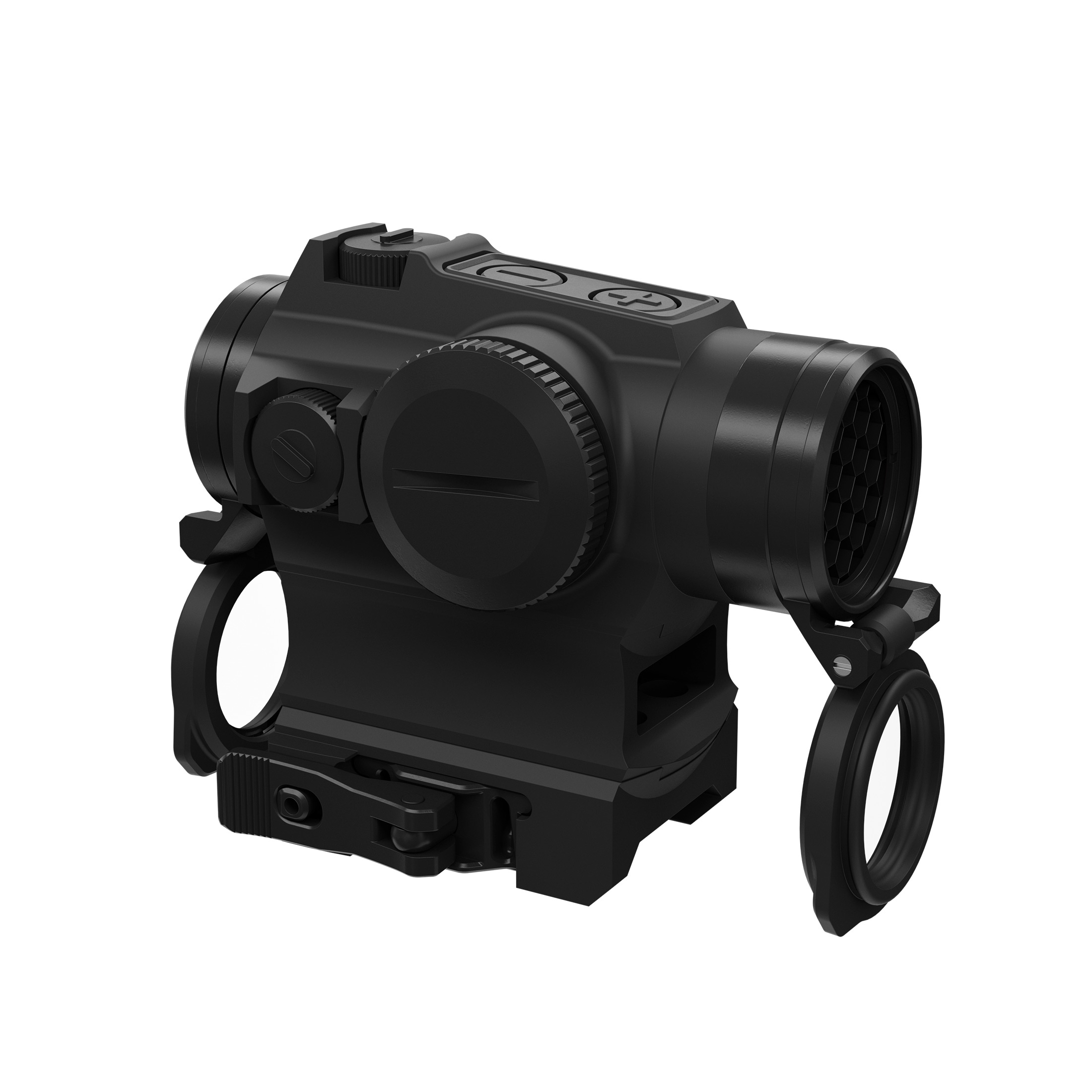 Holosun ELITE HE515G-M-GR Microdot Grünpunkt Visier Militär + wechselbarem 2MOA Punkt, 65MOA Kreis …