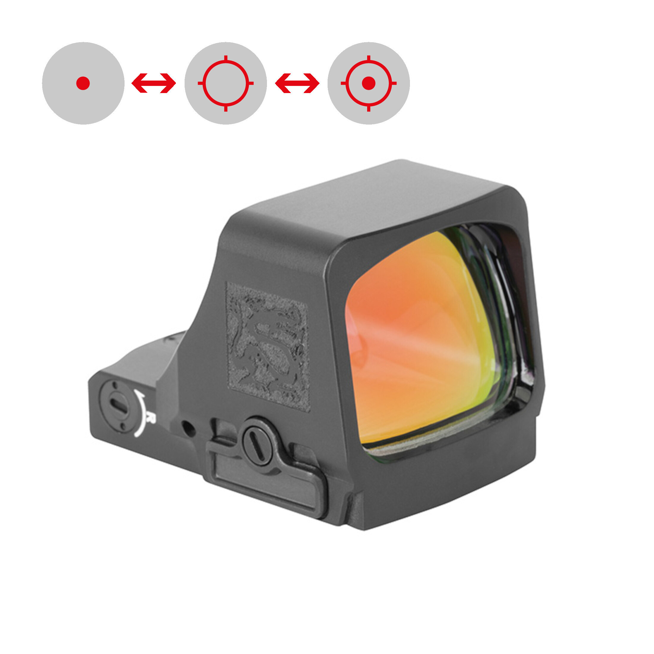 Holosun RONIN-HS507COMP Open Reflex Red Dot Sight + interchangeable 2MOA Dot, 32MOA Circle Reticle,…