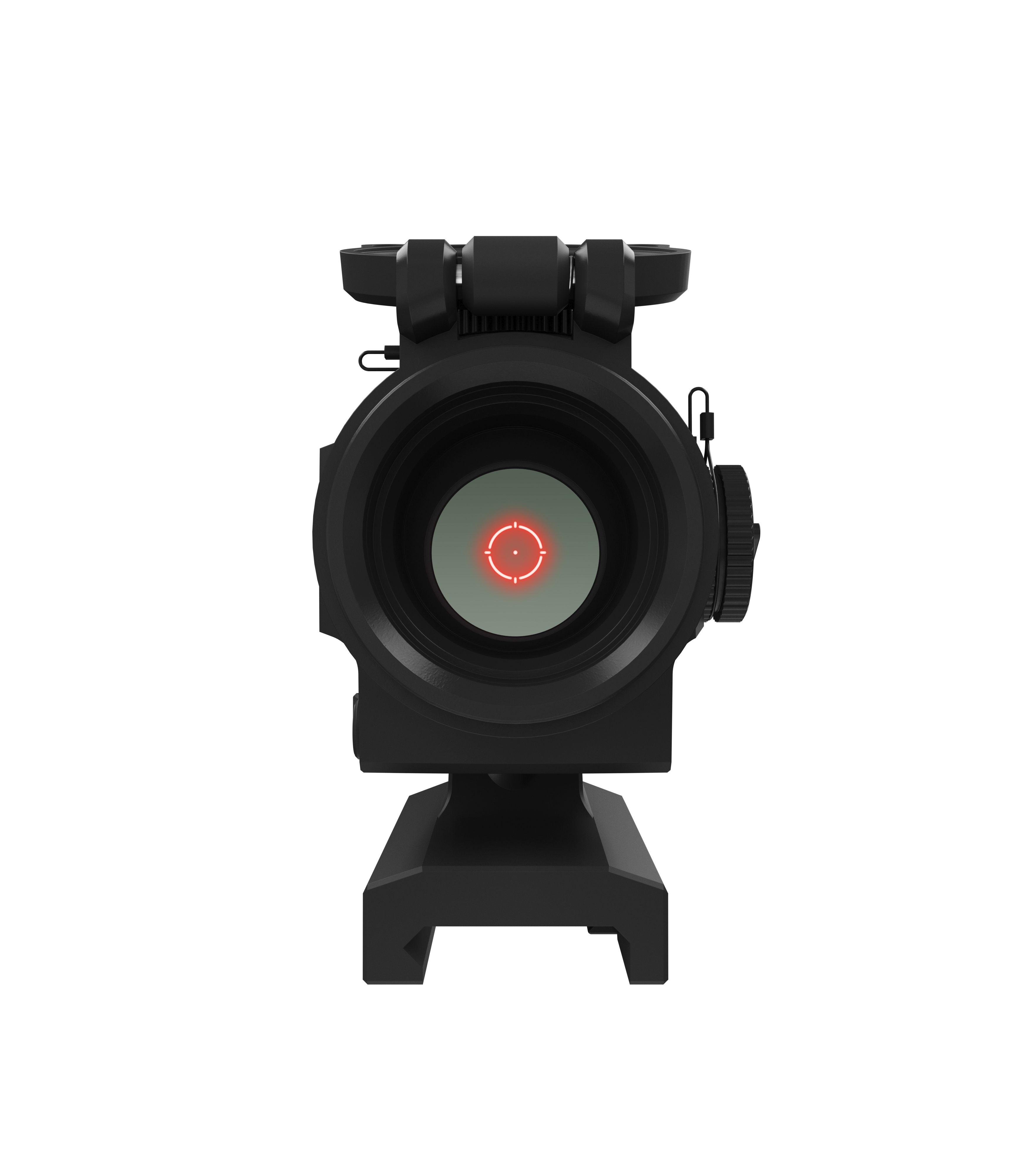Holosun HS506 Tube red dot sight with switchable 2MOA dot, 65MOA circle dot reticle, black, Picatin…