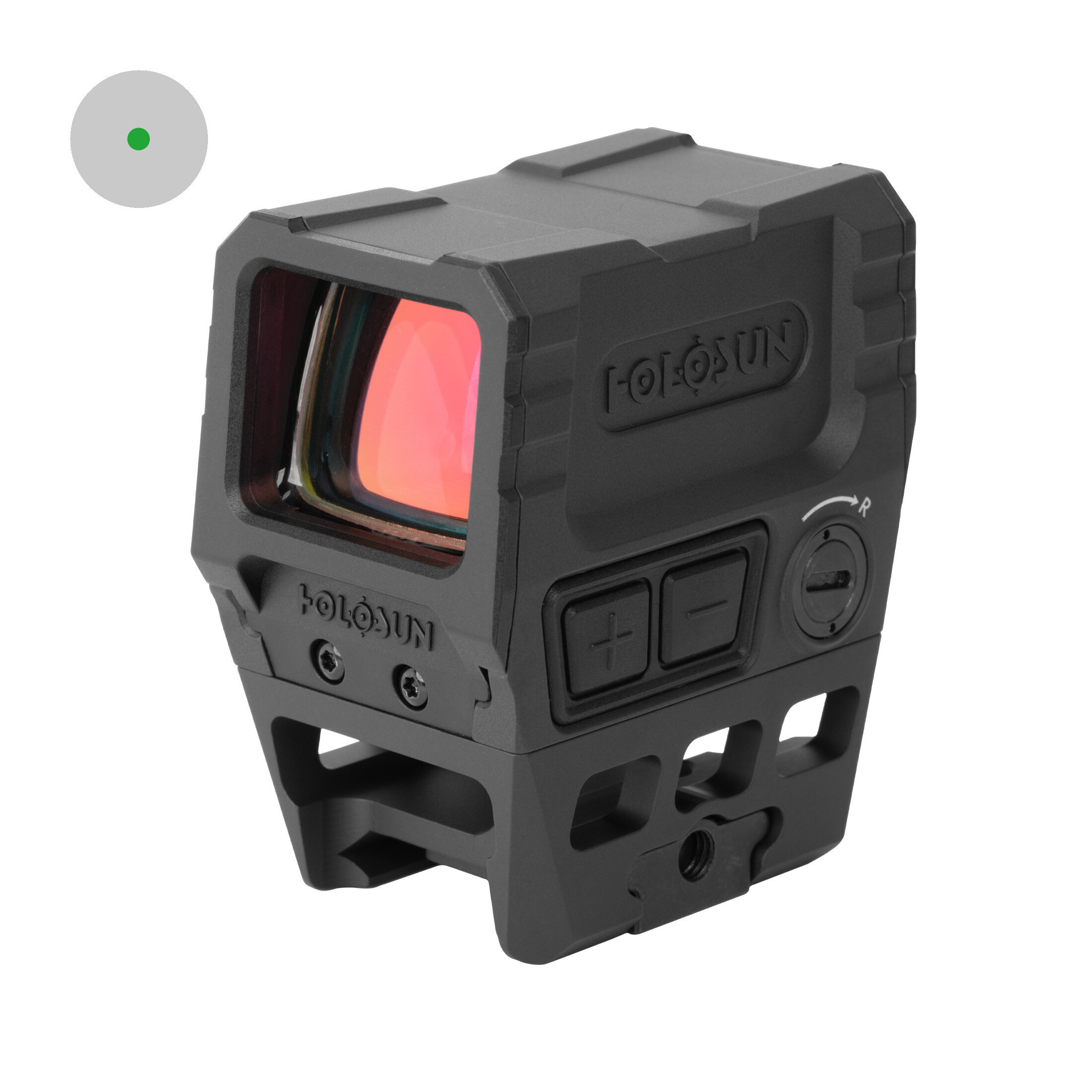 Holosun Classic Reflex Green Dot Sight AEMS-CORE-GR with 2MOA reticle and aluminium housing