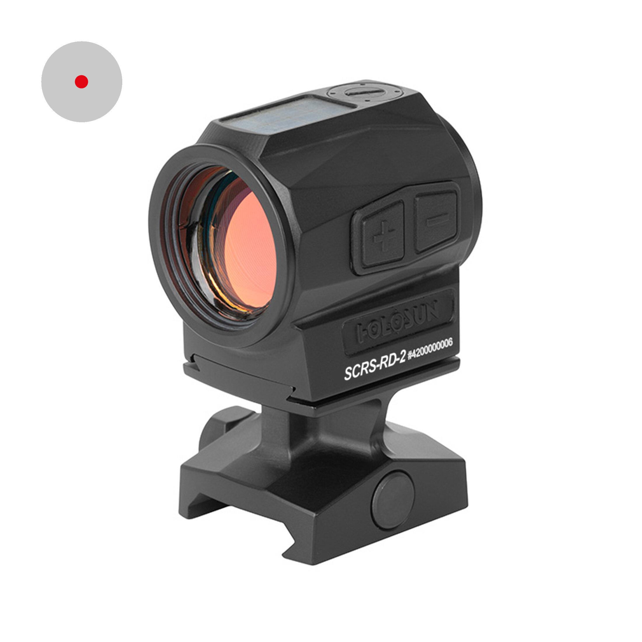 Holosun  SCRS-RD-2 Micro Ottica di puntamento Red Dot Ottica reflex Punto circolare, ottica reflex,…