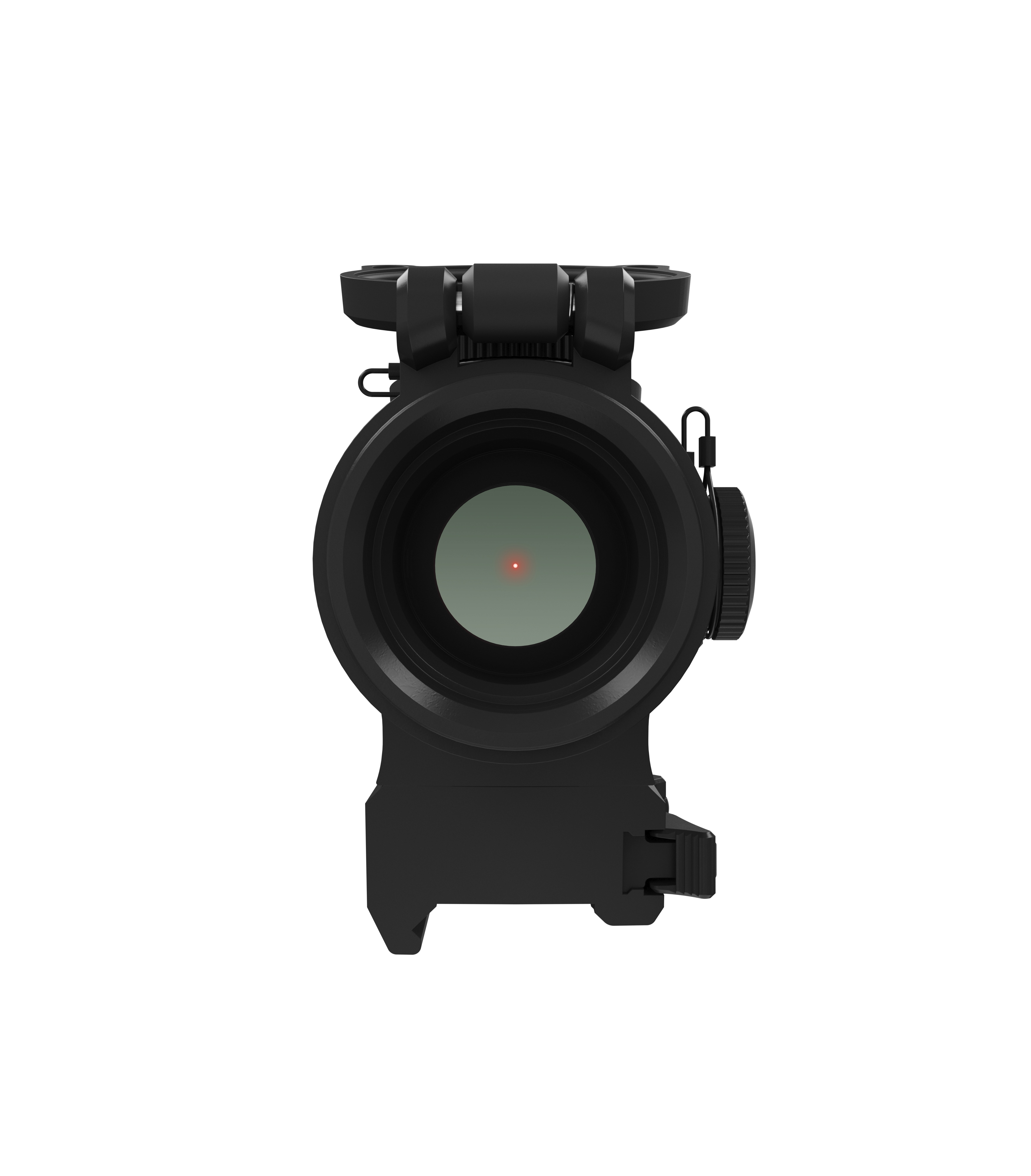 Holosun HS402C Tube red dot sight with 2MOA dot reticle solar cell, black, Picatinny/Weaver quick r…