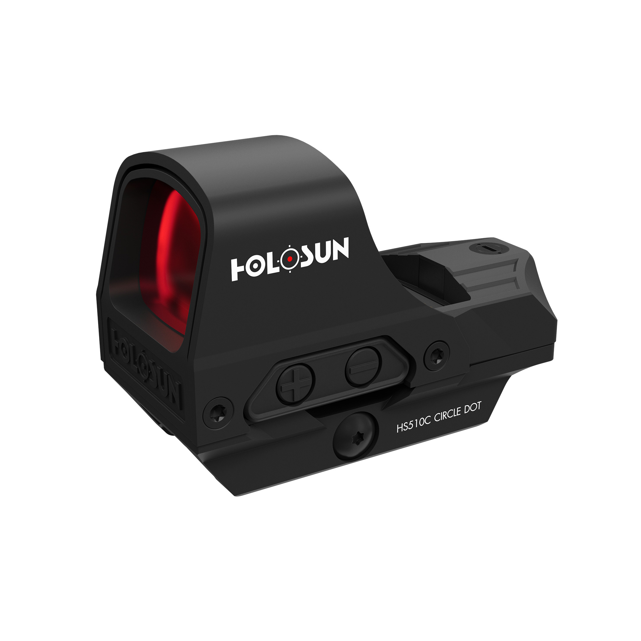 Holosun HS510C open reflex red dot sight with switchable 2MOA dot, 65MOA circle dot reticle and sol…