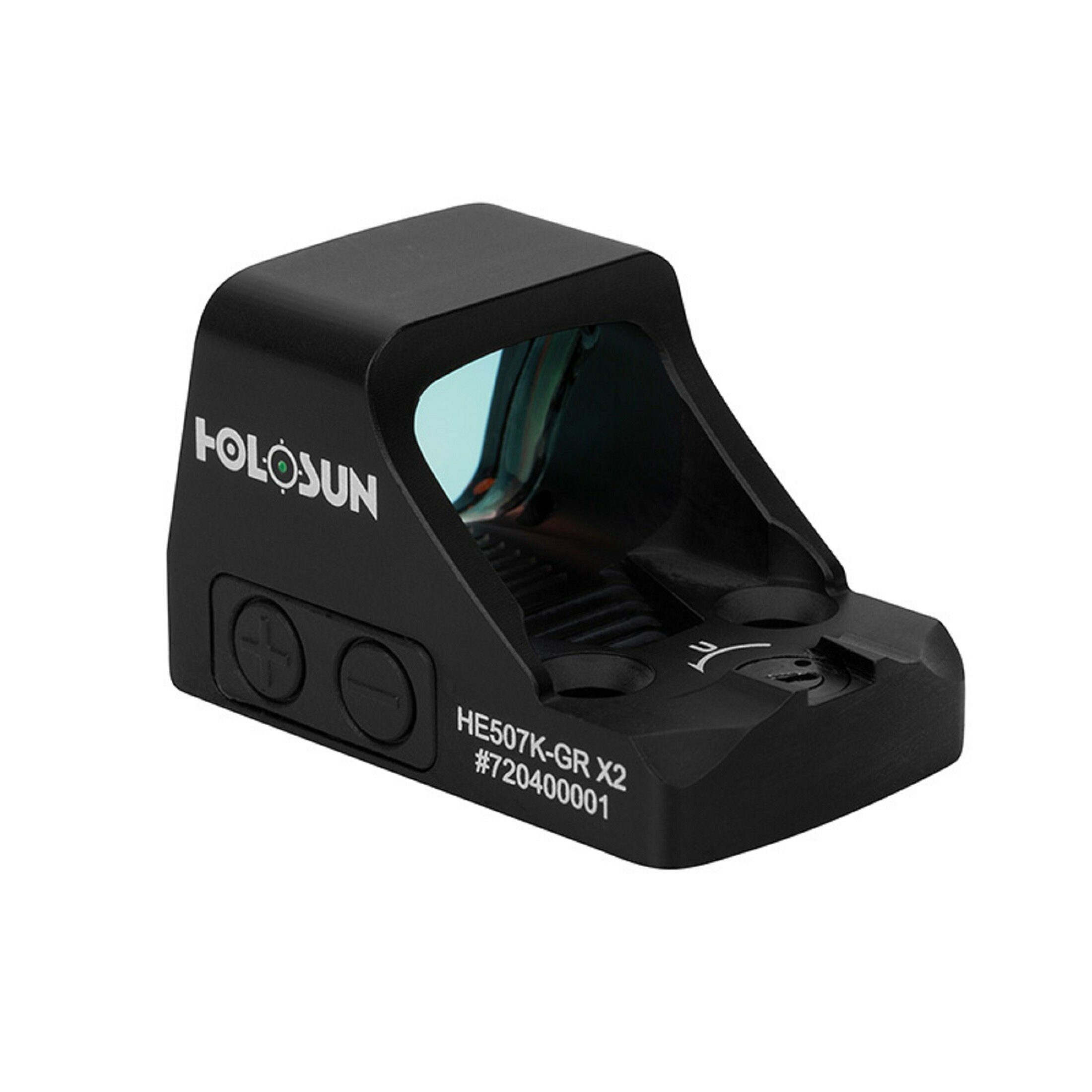 Holosun HE507K-GR-X2 Visor Reflexivo Aberto com Ponto Verde + Ponto substituível de 2MOA, Retículo …