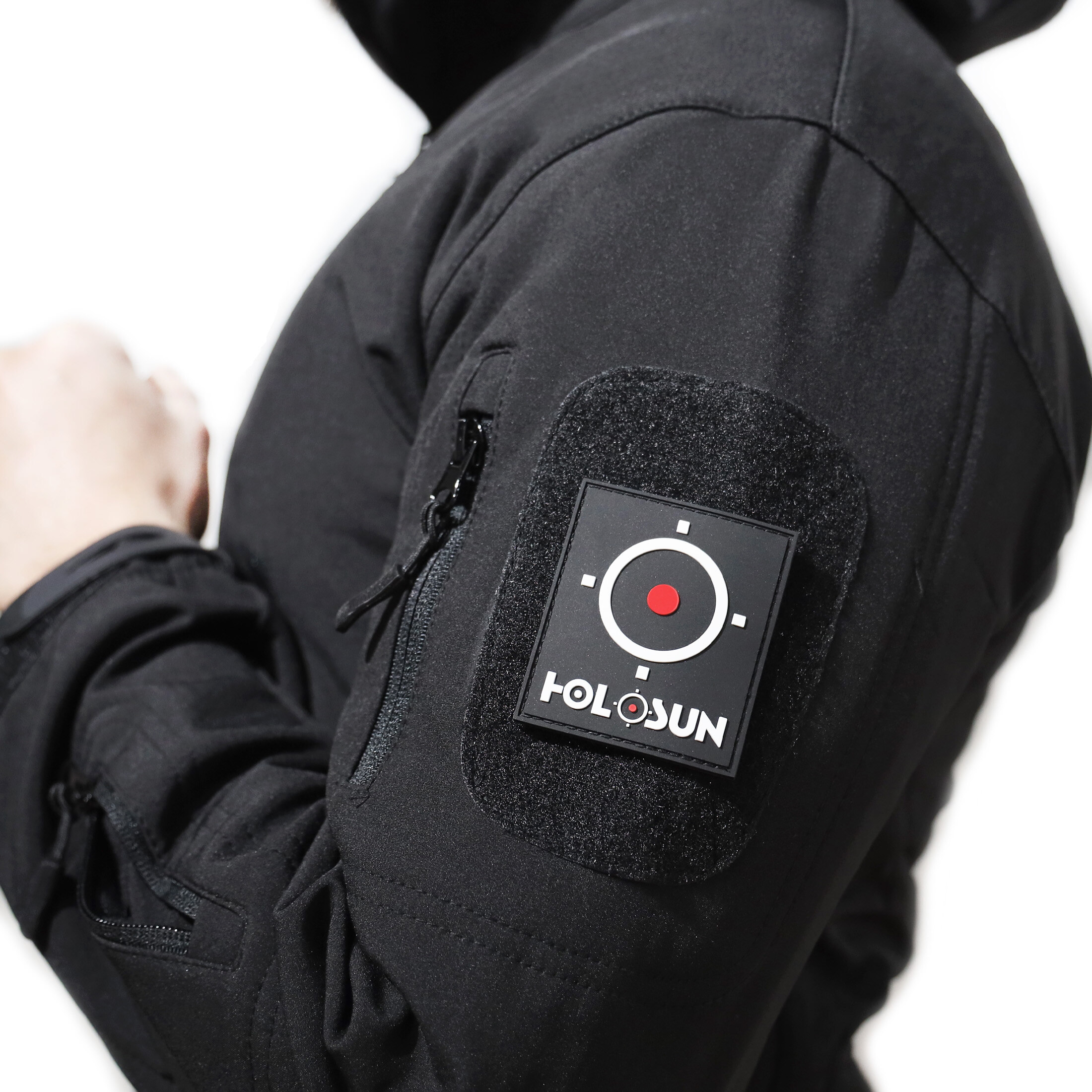 Холосун Merchandise HOLOSUN-KLETT-PATCH-SQUARE-BLACK