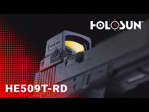 Holosun HE509T-RD open reflex red dot sight switchable 2MOA dot, 32MOA circle dot reticle, titan, b…