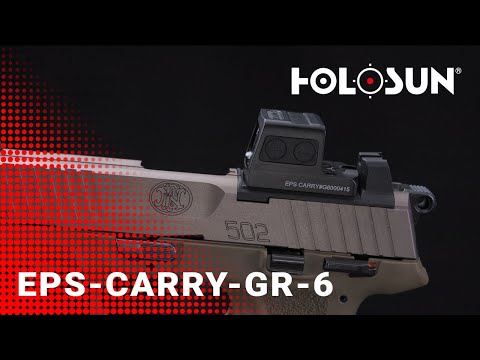 Holosun EPS closed reflex sight 6MOA green dot, aluminum, black, hunting, sport shooting, airsoft,…