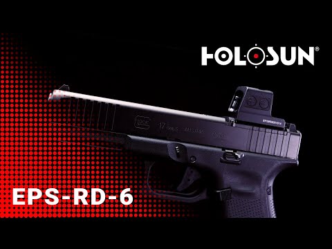 Holosun EPS closed reflex sight 6MOA red dot, aluminum, black, hunting, sport shooting, airsoft, ta…