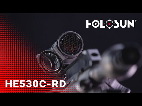 Holosun HE530C-RD Microdot 30mm punapistetähtäin, vaihdettava 2MOA piste, 65MOA ympyräristikko, aur…