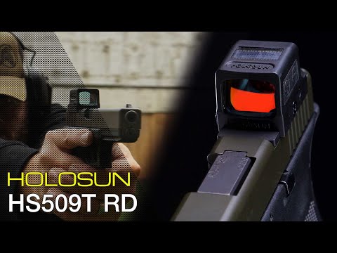 Holosun HE509T-RD visor reflexivo cerrado de punto rojo + punto intercambiable de 2MOA, retícula de…