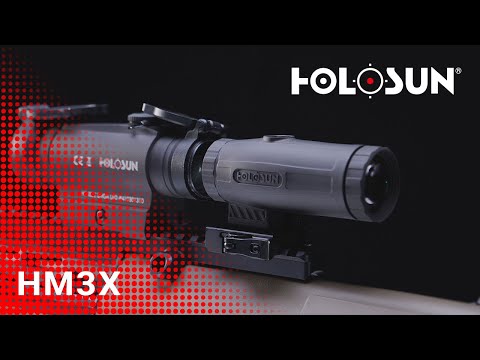 Holosun Magnifier HM3X, 3 fach Vergrößerung, schwarz, Picatinny, Jagd, Sportschießen, Softair, für …