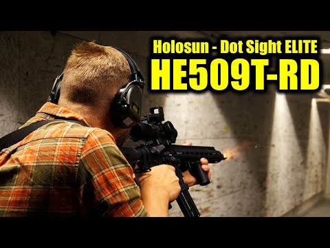 Holosun HE509T-RD open reflex red dot sight switchable 2MOA dot, 32MOA circle dot reticle, titan, b…