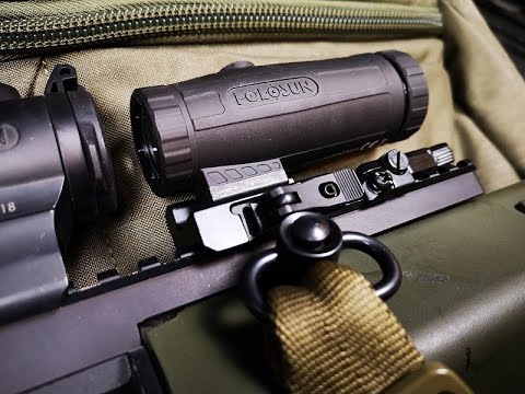 Holosun Magnifier HM3X, 3 пъти увеличение, черен, Picatinny, лов, спортна стрелба, Softair, за такт…