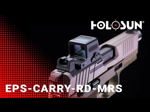 Holosun  EPS-CARRY-RD-MRS closed reflex sight 2MOA/32MOA red dot, aluminum, black